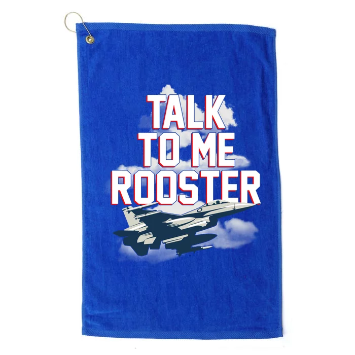 Funny Talk To Me Rooster Platinum Collection Golf Towel