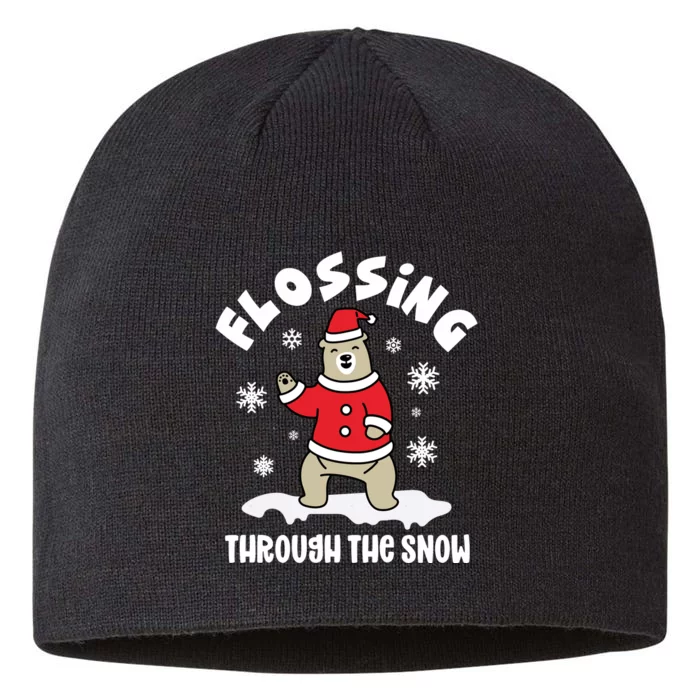 Flossing Through The Snow 8 1/2in Sustainable Knit Beanie