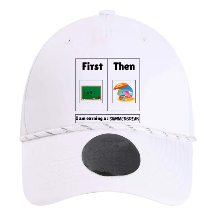 First Teach Then Beach First Teach Then Beach Funny Teacher Performance The Dyno Cap