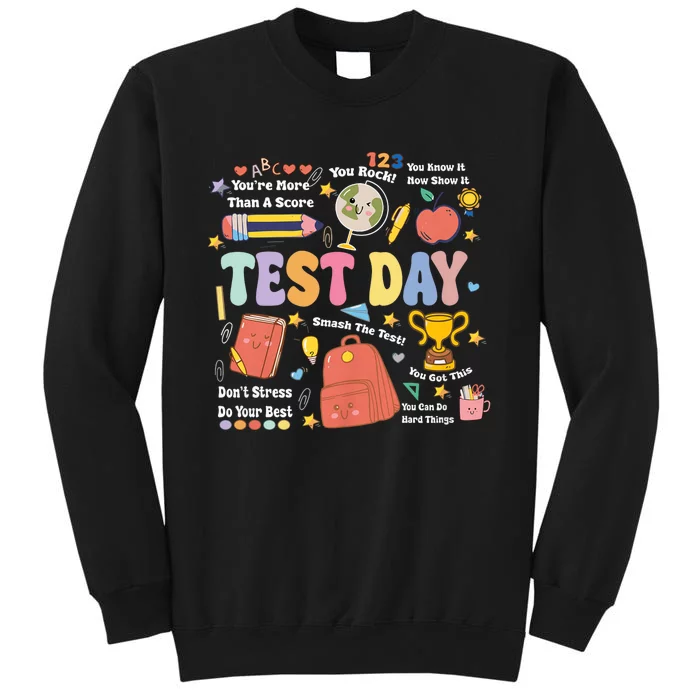 Funny Teacher Test Day Motivational Teacher Starr Testing Sweatshirt