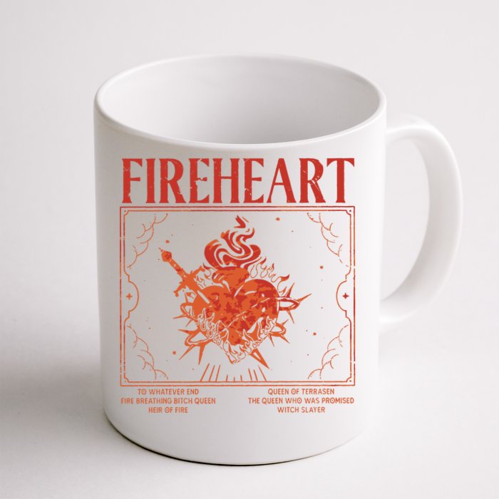 Fireheart Terrasen Throne Of Glass Merchandise Front & Back Coffee Mug