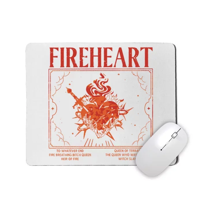 Fireheart Terrasen Throne Of Glass Merchandise Mousepad