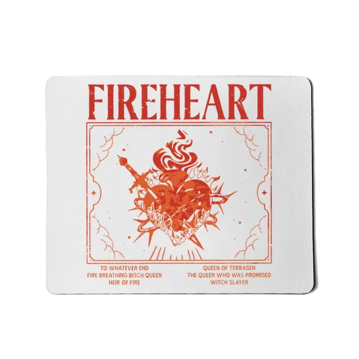 Fireheart Terrasen Throne Of Glass Merchandise Mousepad