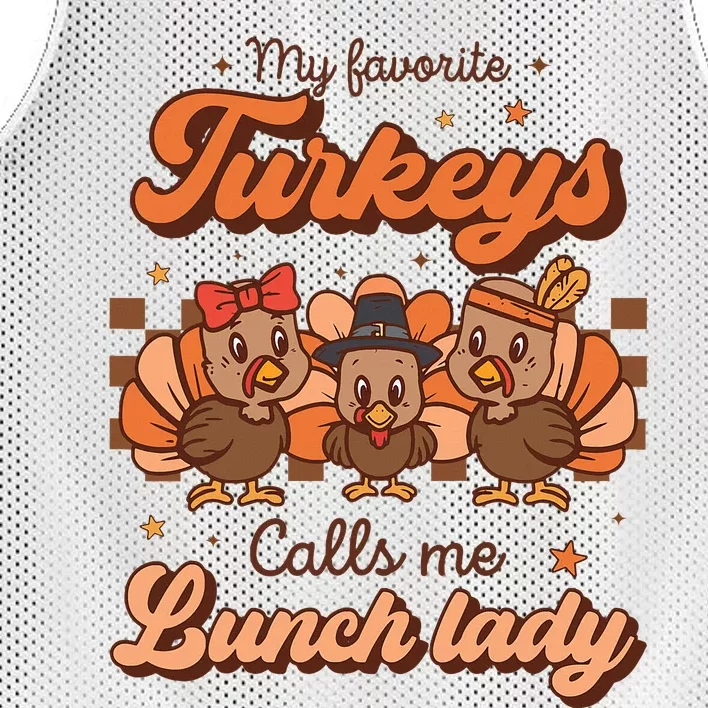 Funny Thanksgiving Turkey Apron Mesh Reversible Basketball Jersey Tank