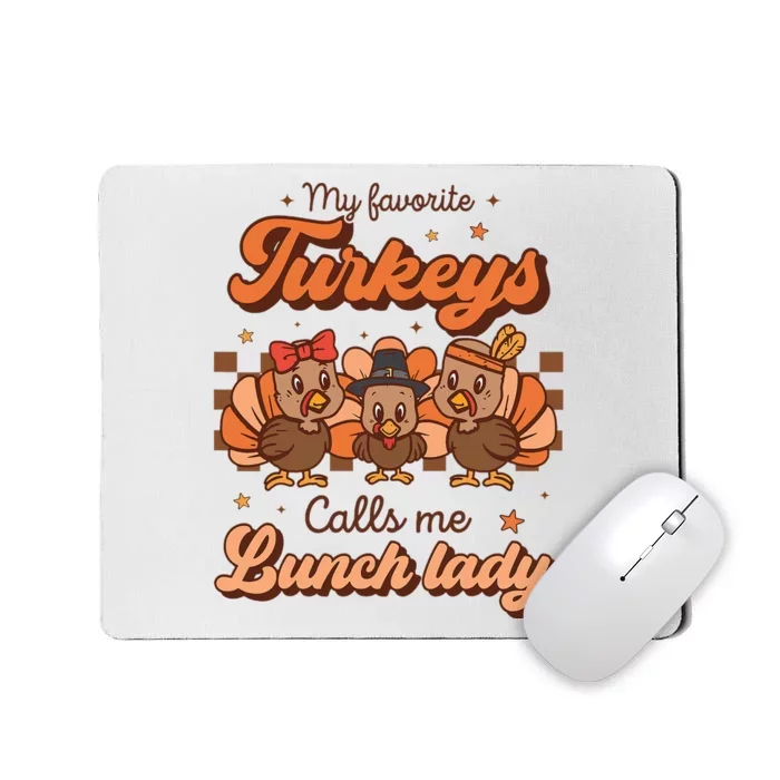 Funny Thanksgiving Turkey Apron Mousepad