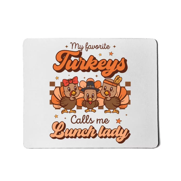 Funny Thanksgiving Turkey Apron Mousepad