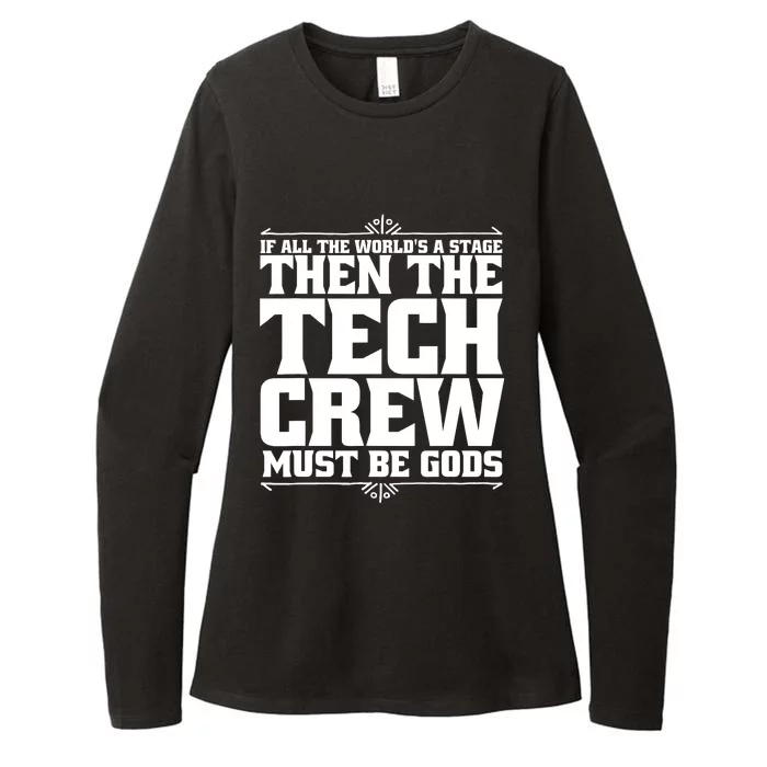 Funny Theater Tech Crew Stage Crew Womens CVC Long Sleeve Shirt