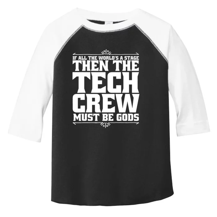 Funny Theater Tech Crew Stage Crew Toddler Fine Jersey T-Shirt