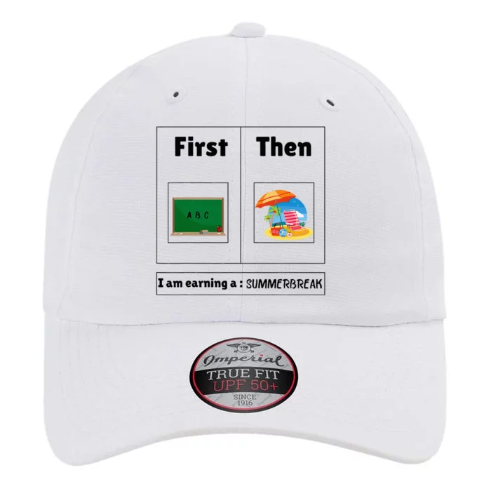 First Teach Then Beach First Teach Then Beach Funny Teacher The Original Performance Cap