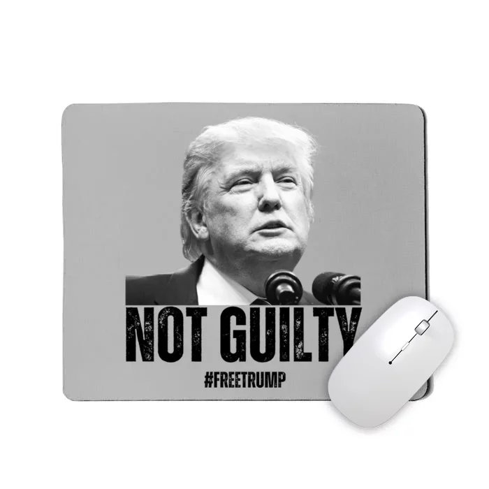 Free Trump. Trump Not Guilty, Pro Trump Supporter Mousepad