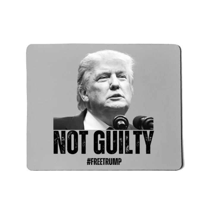 Free Trump. Trump Not Guilty, Pro Trump Supporter Mousepad