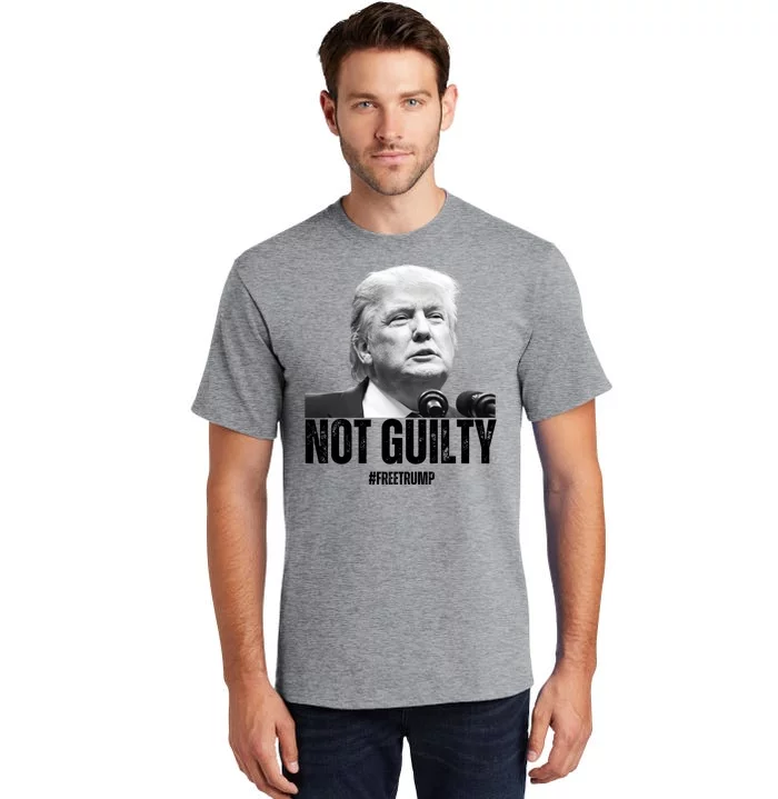 Free Trump. Trump Not Guilty, Pro Trump Supporter Tall T-Shirt