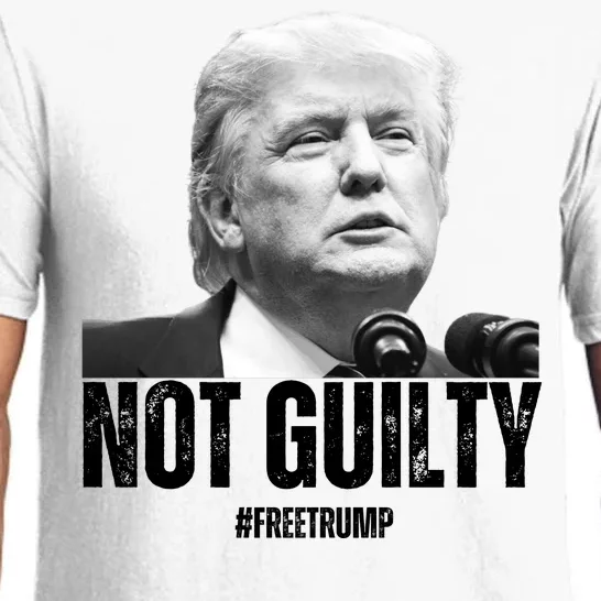 Free Trump. Trump Not Guilty, Pro Trump Supporter Pajama Set