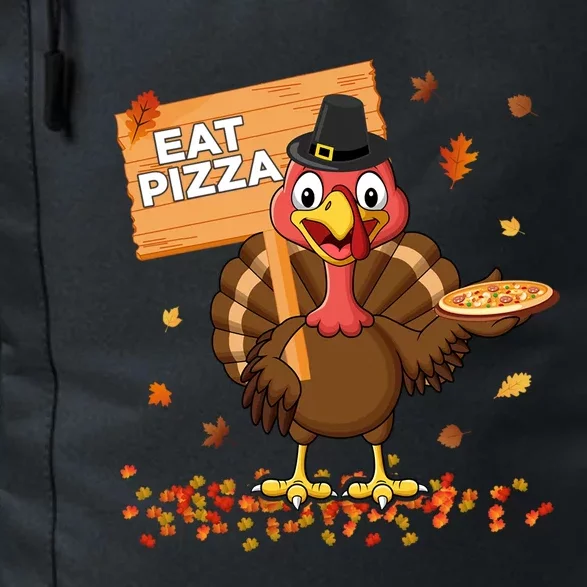 Funny Thanksgiving Turkey Eat Pizza Gift Daily Commute Backpack