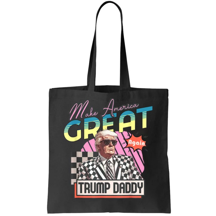 Funny Trump Take America Back DaddyS Home Trump Pink 2024 Tote Bag