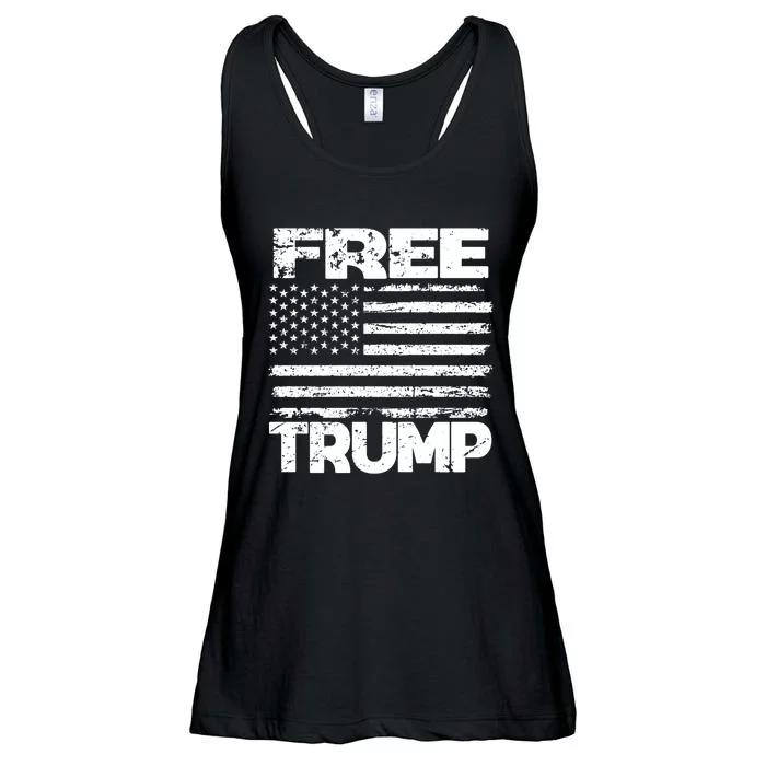 FREE TRUMP Take America Back For President 2024 TRUMP 24 USA Ladies Essential Flowy Tank