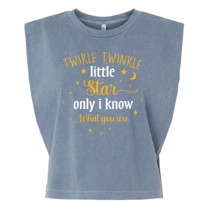 Funny Twinkle Twinkle Little Star Only I Know What You Are Garment-Dyed Women's Muscle Tee