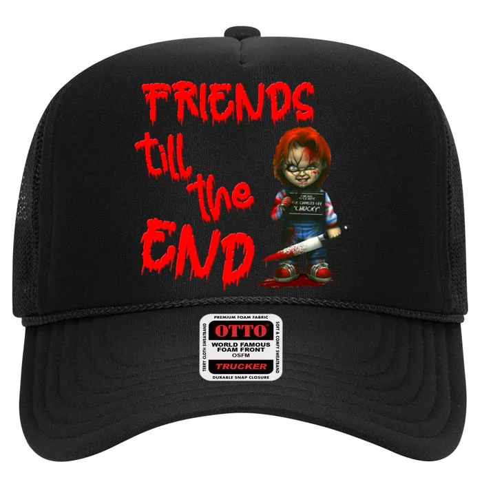 Friends Till The End High Crown Mesh Trucker Hat