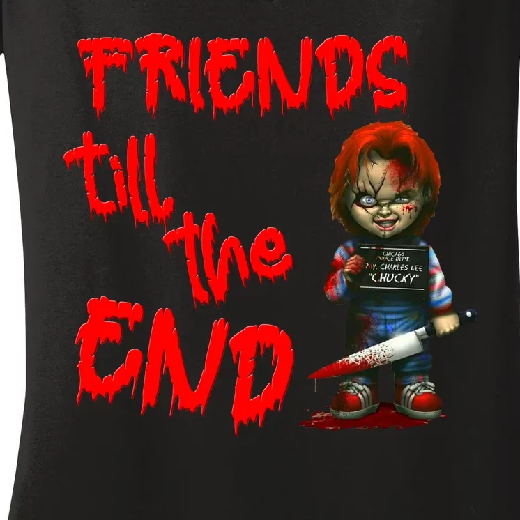 Friends Till The End Women's V-Neck T-Shirt