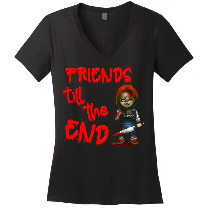 Friends Till The End Women's V-Neck T-Shirt