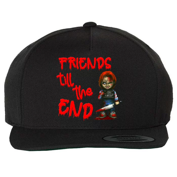 Friends Till The End Wool Snapback Cap