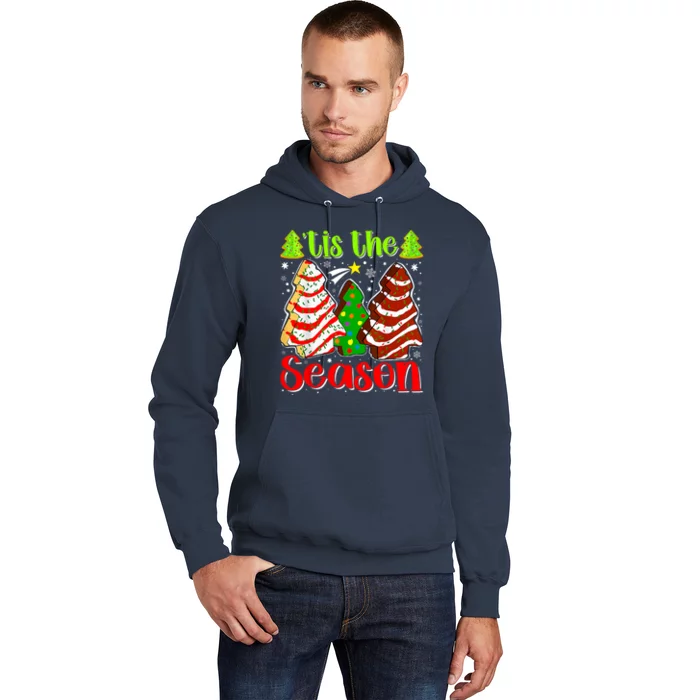 Funny Tis The Season Christmas Tree Cakes Debbie Hoodie