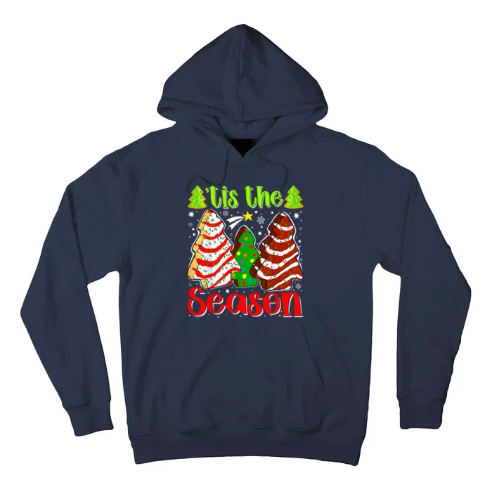 Funny Tis The Season Christmas Tree Cakes Debbie Hoodie