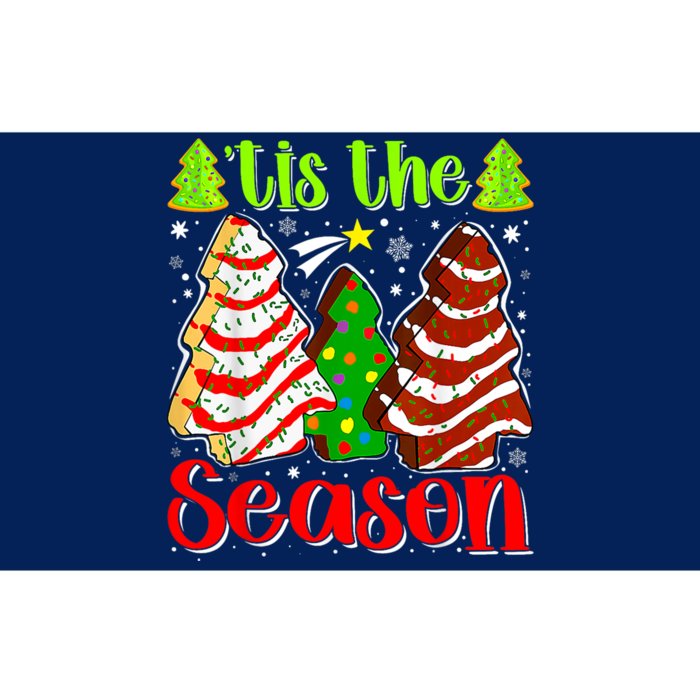 Funny Tis The Season Christmas Tree Cakes Debbie Bumper Sticker