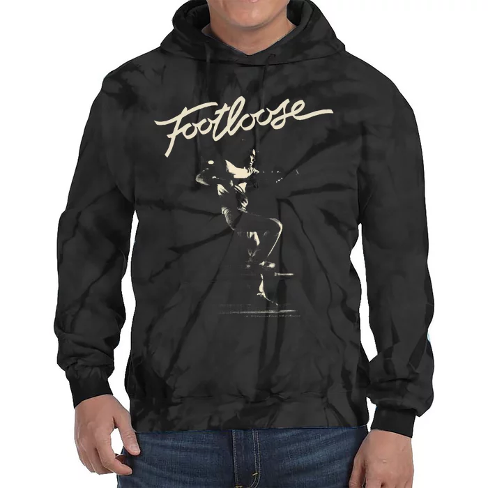 Footloose Two Tone Title Portrait Tie Dye Hoodie