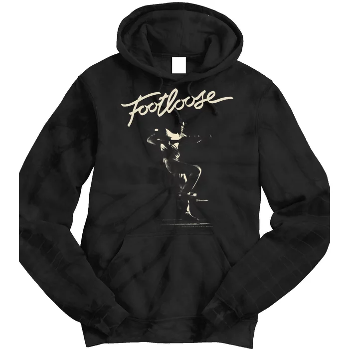 Footloose Two Tone Title Portrait Tie Dye Hoodie