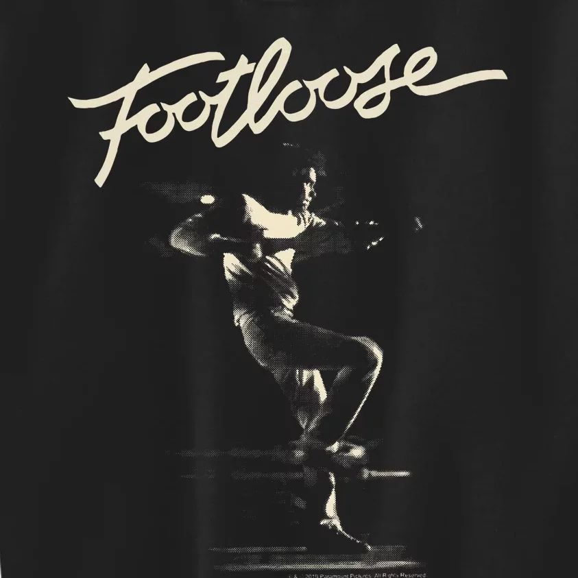 Footloose Two Tone Title Portrait Kids Sweatshirt