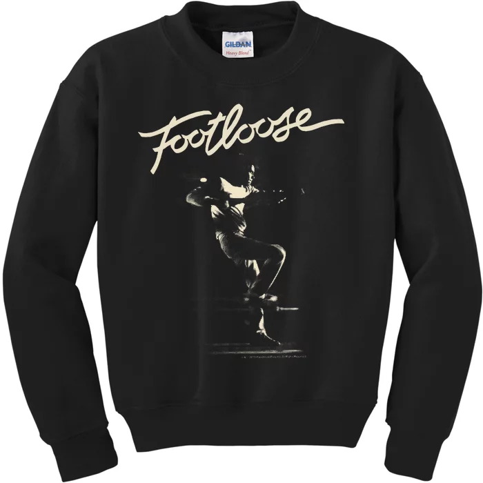 Footloose Two Tone Title Portrait Kids Sweatshirt