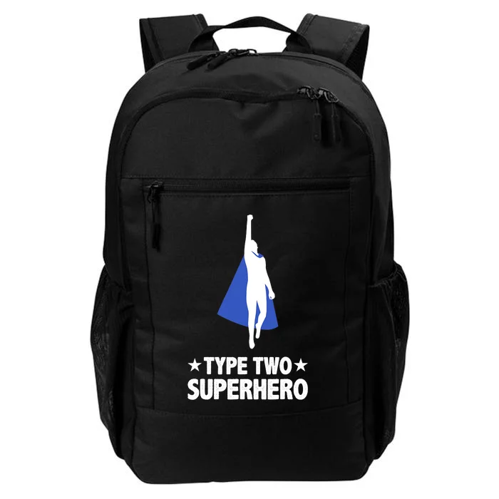 Funny Type Two Superhero T2D Diabetes Awareness Daily Commute Backpack