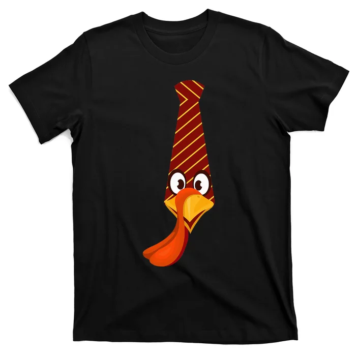 Funny thanksgiving tie with turkey family Costume For Dinner T-Shirt