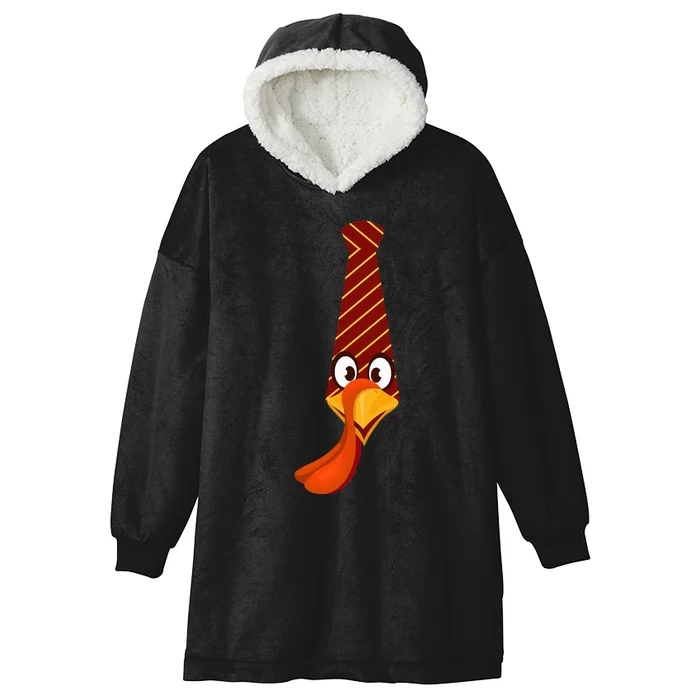 Funny thanksgiving tie with turkey family Costume For Dinner Hooded Wearable Blanket