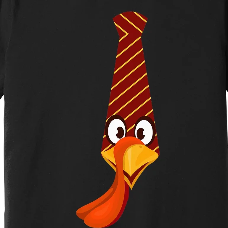 Funny thanksgiving tie with turkey family Costume For Dinner Premium T-Shirt