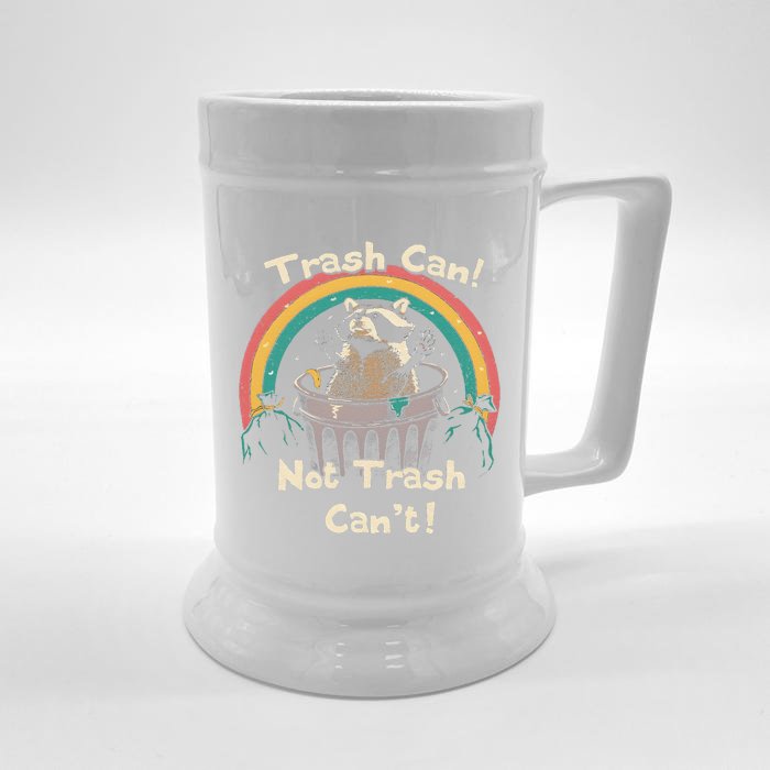 Funny Trash Talker Trash Can Not Trash Cant Front & Back Beer Stein