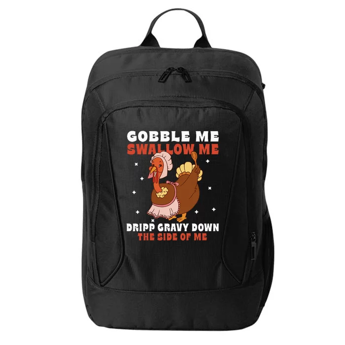 Funny Thanksgiving Turkey Feast Foodie Gift City Backpack