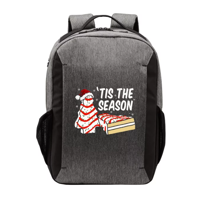 Funny Tis The Season Design Christmas Tree Cakes Debbie Vector Backpack