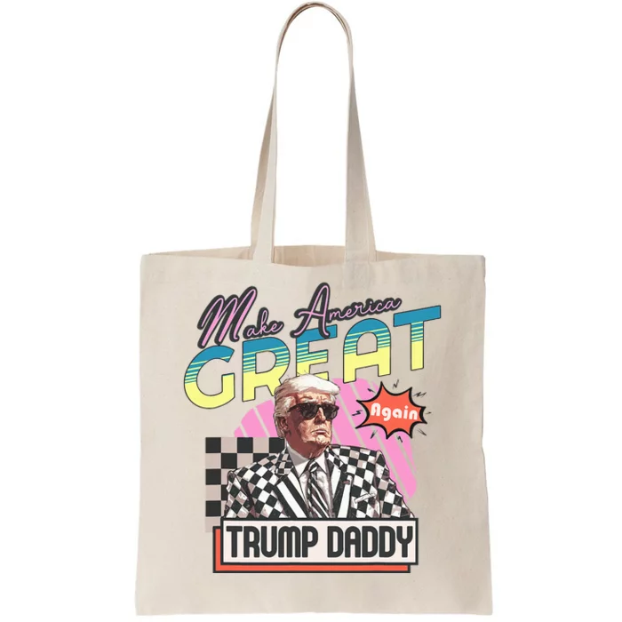 Funny Trump Take America Back DaddyS Home Trump Pink 2024 Tote Bag