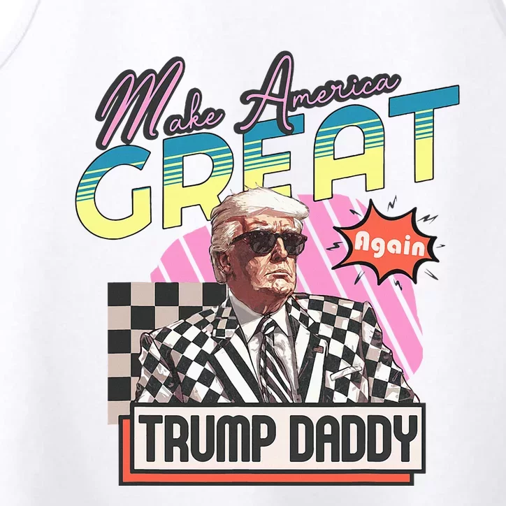 Funny Trump Take America Back DaddyS Home Trump Pink 2024 Performance Tank