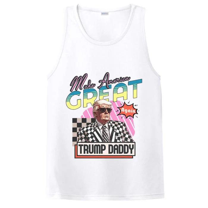 Funny Trump Take America Back DaddyS Home Trump Pink 2024 Performance Tank