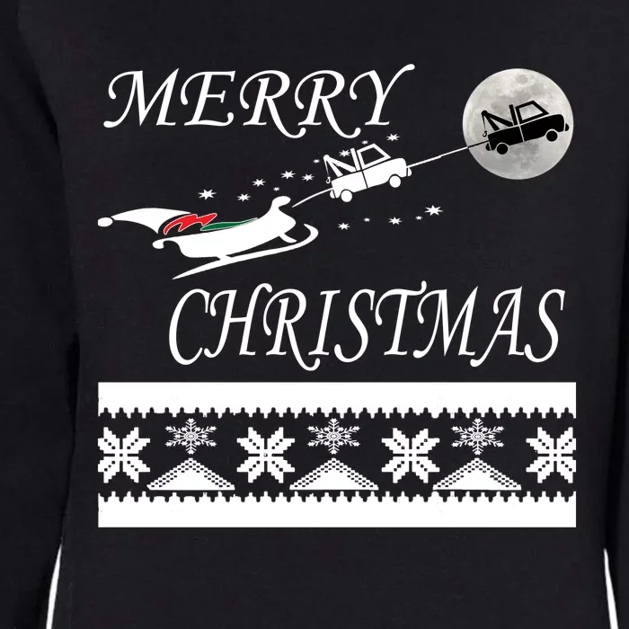 Funny Tow Truck Driver Christmas Gift Repo Womens California Wash Sweatshirt