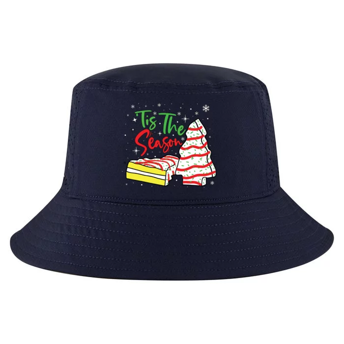 Funny Tis The Season Design Christmas Tree Cakes Debbie Cool Comfort Performance Bucket Hat