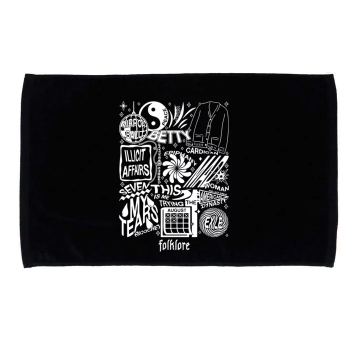 Folklore Tracklist Ts Microfiber Hand Towel