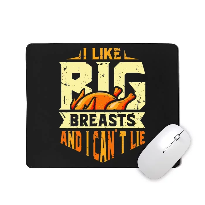 Funny Thanksgiving Turkey Feast Food Lover Gift Mousepad