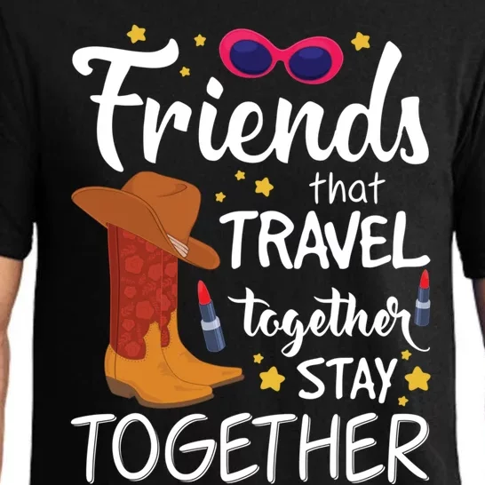 Friends That Travel Bachelorette Houston Trip Cute Gift Pajama Set