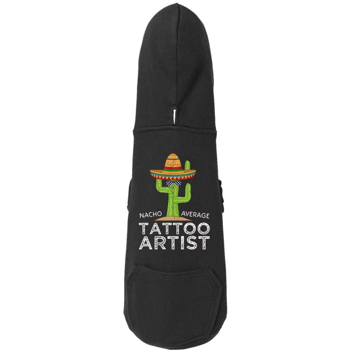 Funny Tattooist Tattoo Artist Doggie 3-End Fleece Hoodie