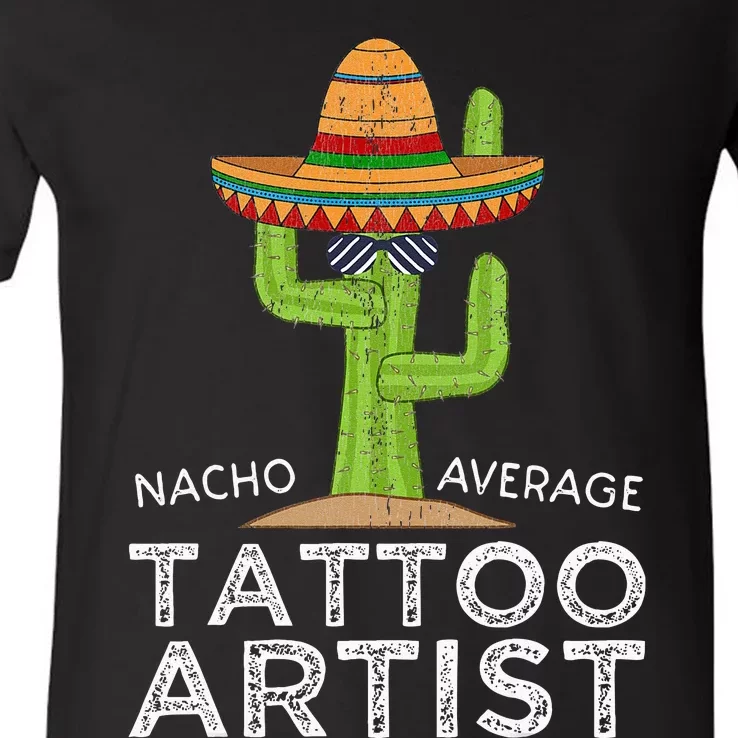 Funny Tattooist Tattoo Artist V-Neck T-Shirt