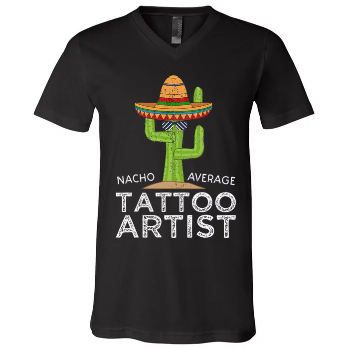 Funny Tattooist Tattoo Artist V-Neck T-Shirt